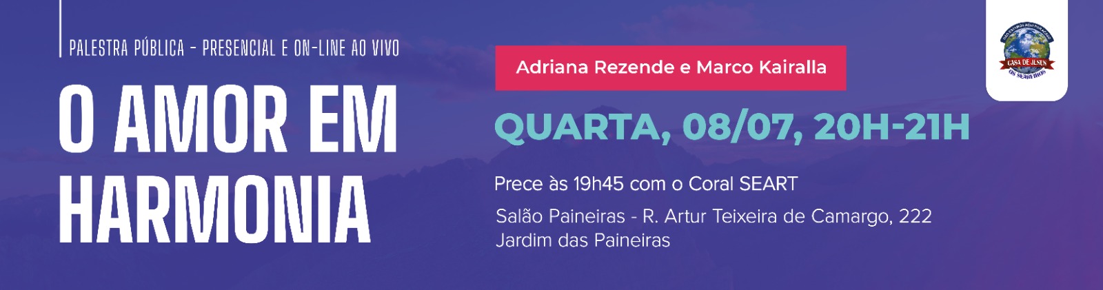 Palestra Espiritismo Campinas